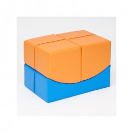 Canapea Confort albastru-orange - Novum - poza 4