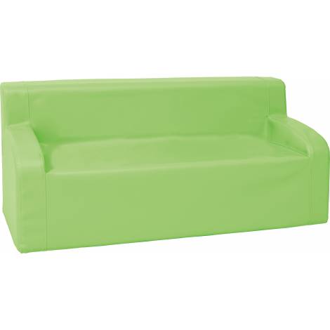 Canapea cu brate din spuma verde - poza 1
