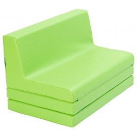 Canapea din spuma, extensibila - verde - poza 1