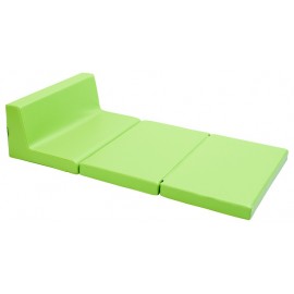 Canapea din spuma, extensibila - verde - poza 2