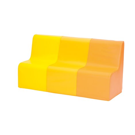 Canapea lata din spuma usoara Sunny, 120 x 45 x 60 cm H, 30 cm H sezut, cresa si gradinita - poza 1