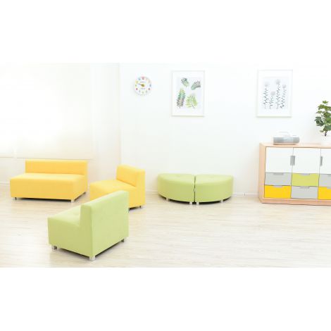 Canapea mare Flexi inaltime 35 cm galben - poza 3