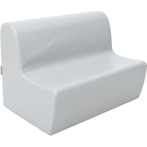Canapea medie gri din spuma, masura 1, 26 cm inaltime, gradinita - poza 5