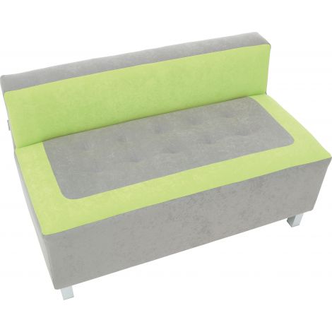 Canapea Premium gri-verde lime - poza 2