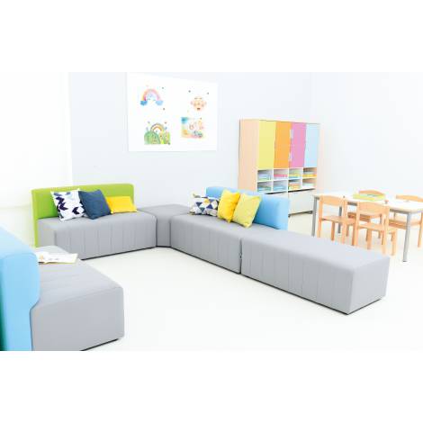 Canapea puf pentru gradinita gri Modern ignifug - poza 4