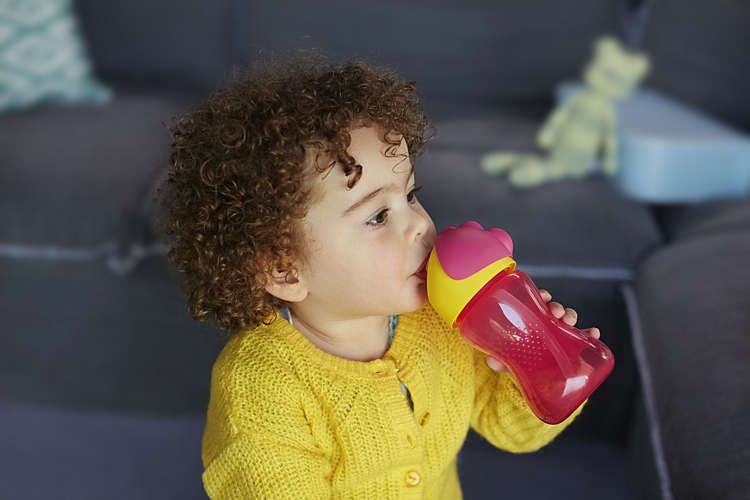 Canita cu pai Avent 300 ml pink - poza 3