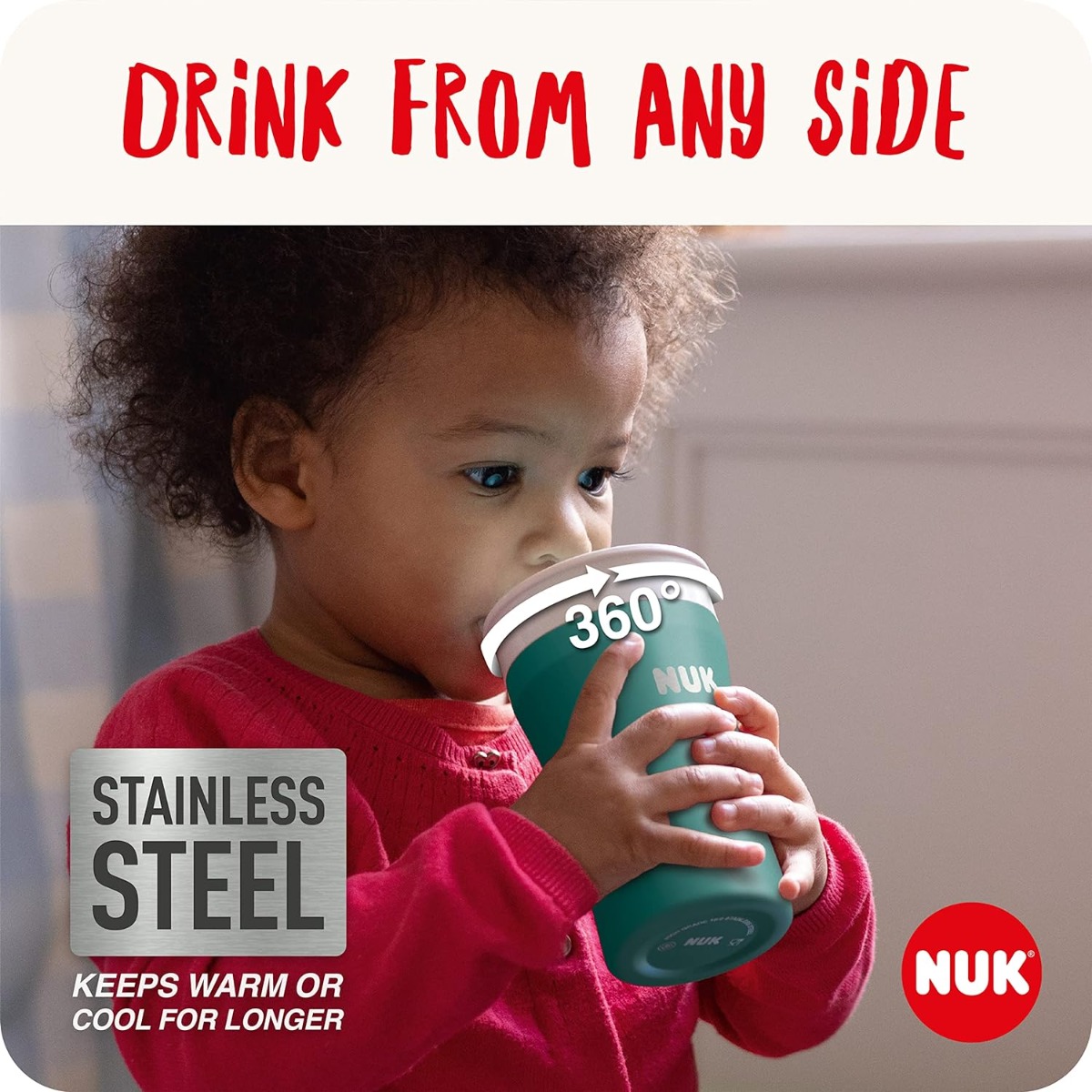 Canita NUK Magic Cup 230 ml 8 luni+ Turquoise - poza 3