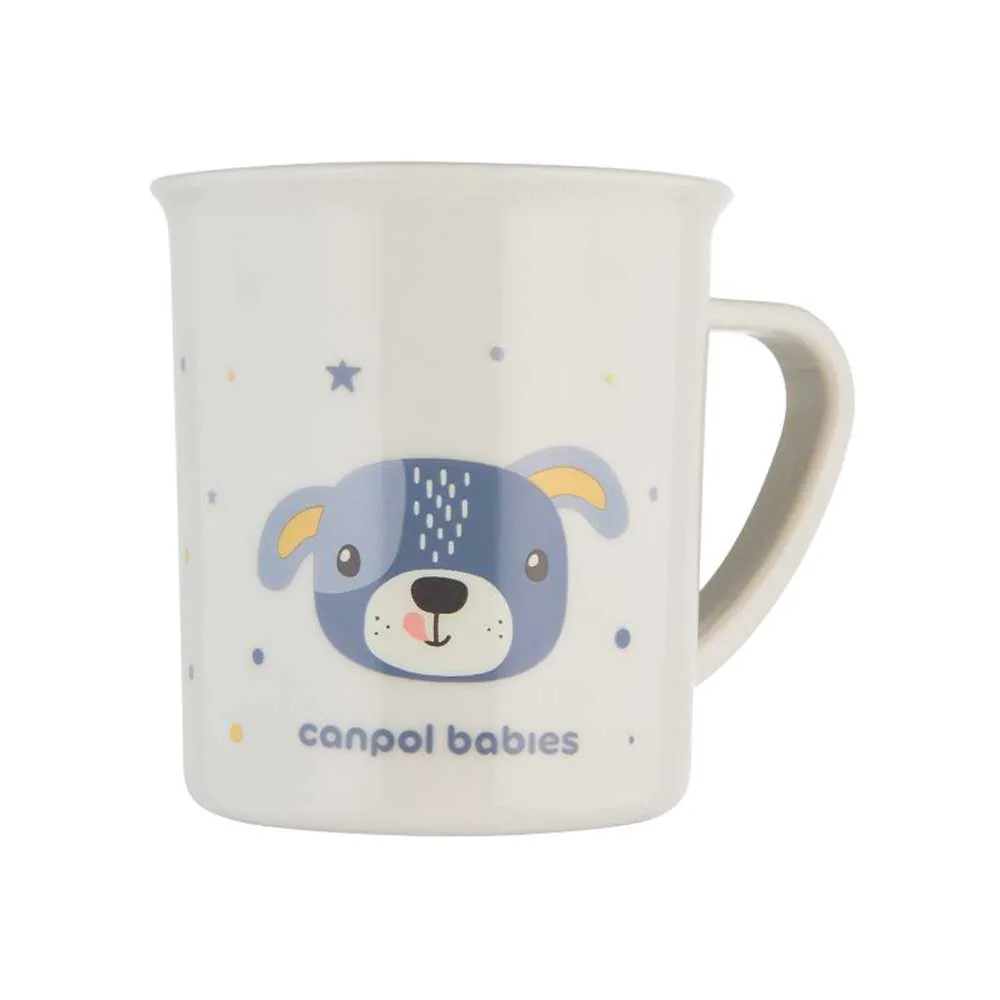 Canuta cu maner 170 ml Canpol 12 luni+ Albastru - poza 1