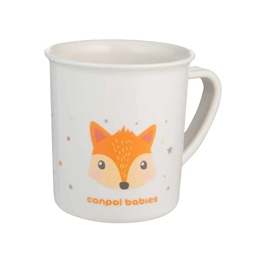 Canuta cu maner 170 ml Canpol 12 luni+ Portocaliu - poza 2