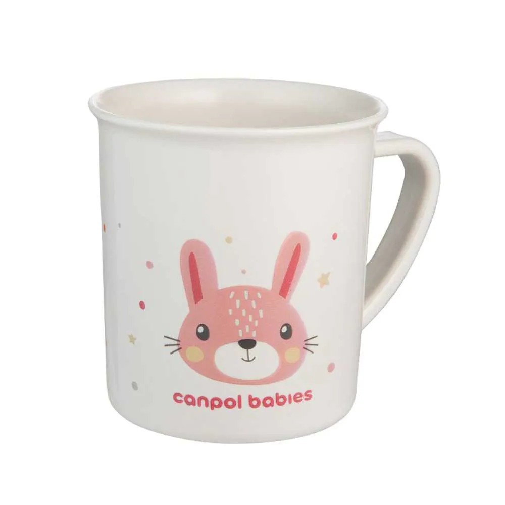 Canuta cu maner 170 ml Canpol 12 luni+ Roz - poza 2