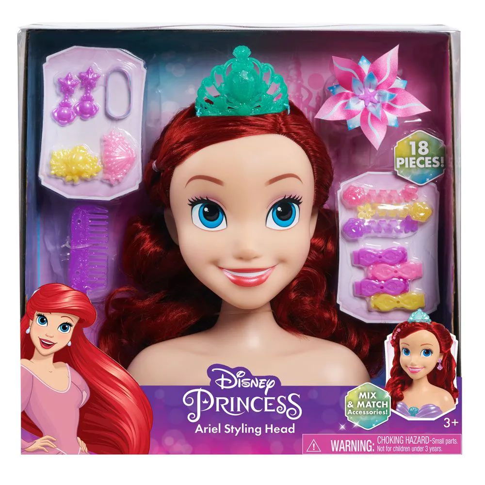 Cap de coafat cu accesorii Disney Ariel 87616 - poza 2