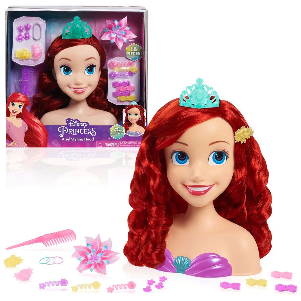 Cap de coafat cu accesorii Disney Ariel 87616 - poza 3