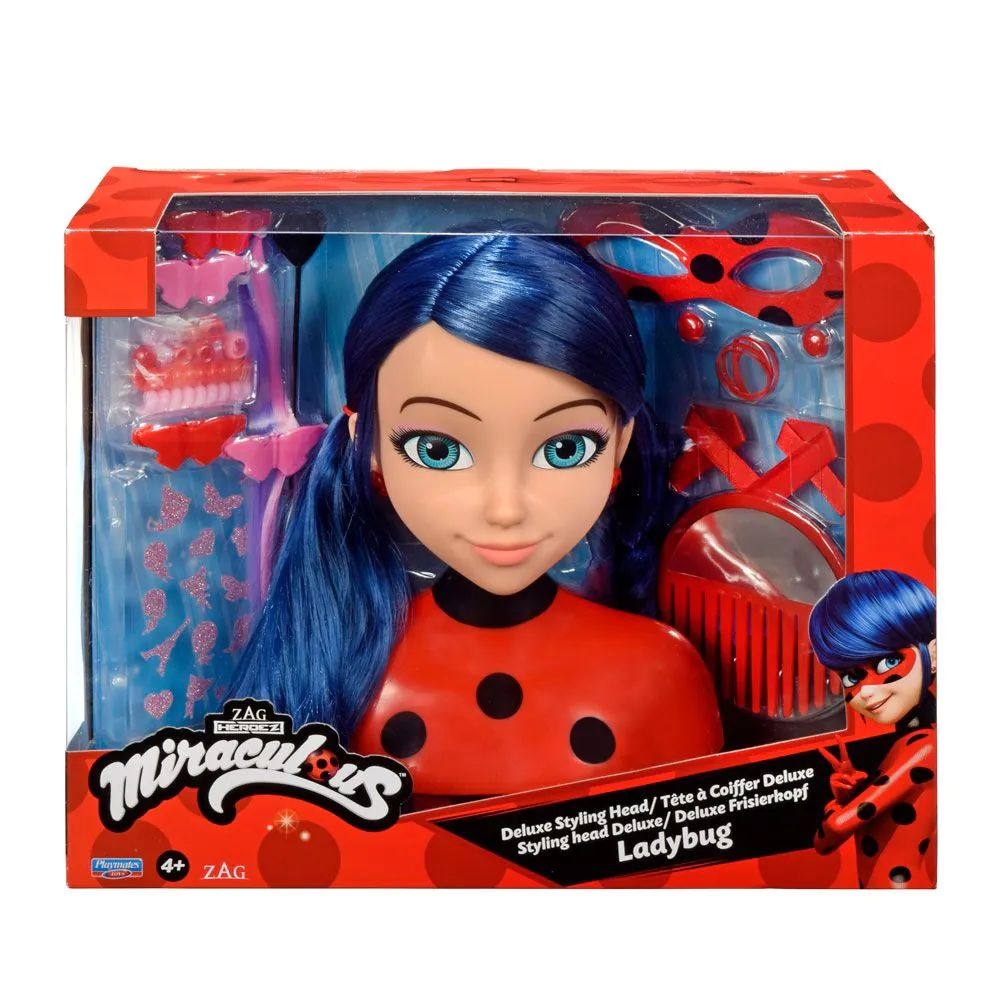 Cap de coafat cu accesorii Miraculous Lady Bug - poza 2