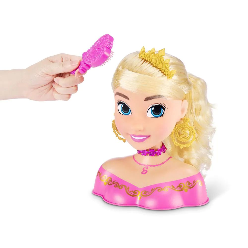 Cap de coafat cu accesorii si uscator de par Sparkle Girlz - poza 3