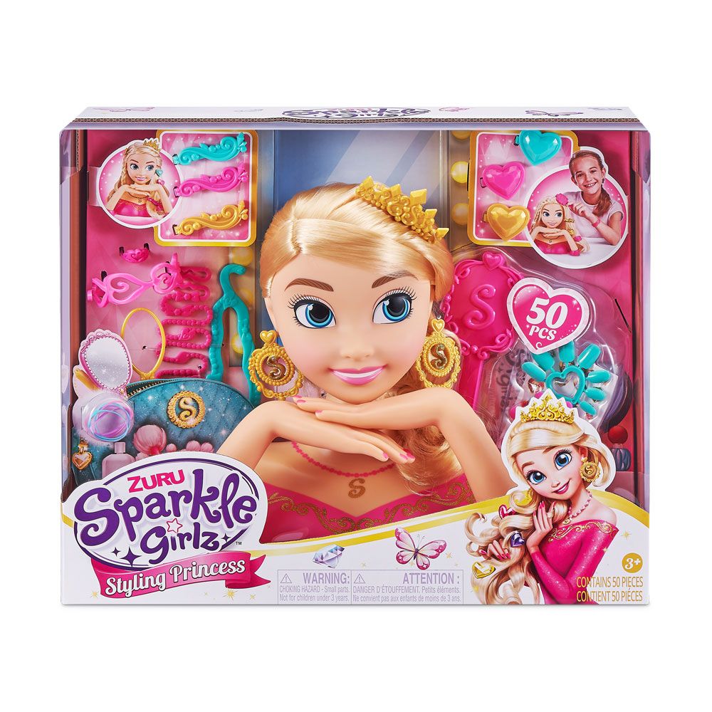Cap de coafat Sparkle Girlz Styling Princess Deluxe - poza 2