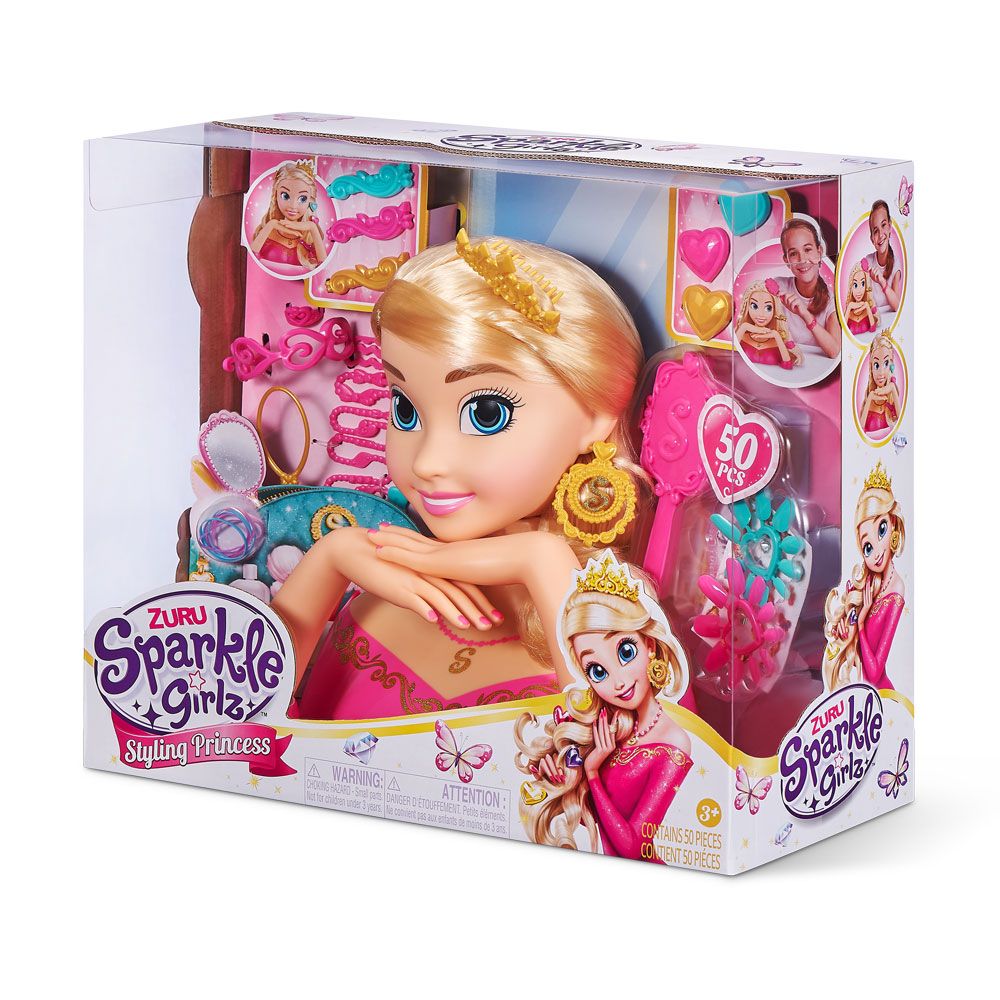 Cap de coafat Sparkle Girlz Styling Princess Deluxe - poza 3