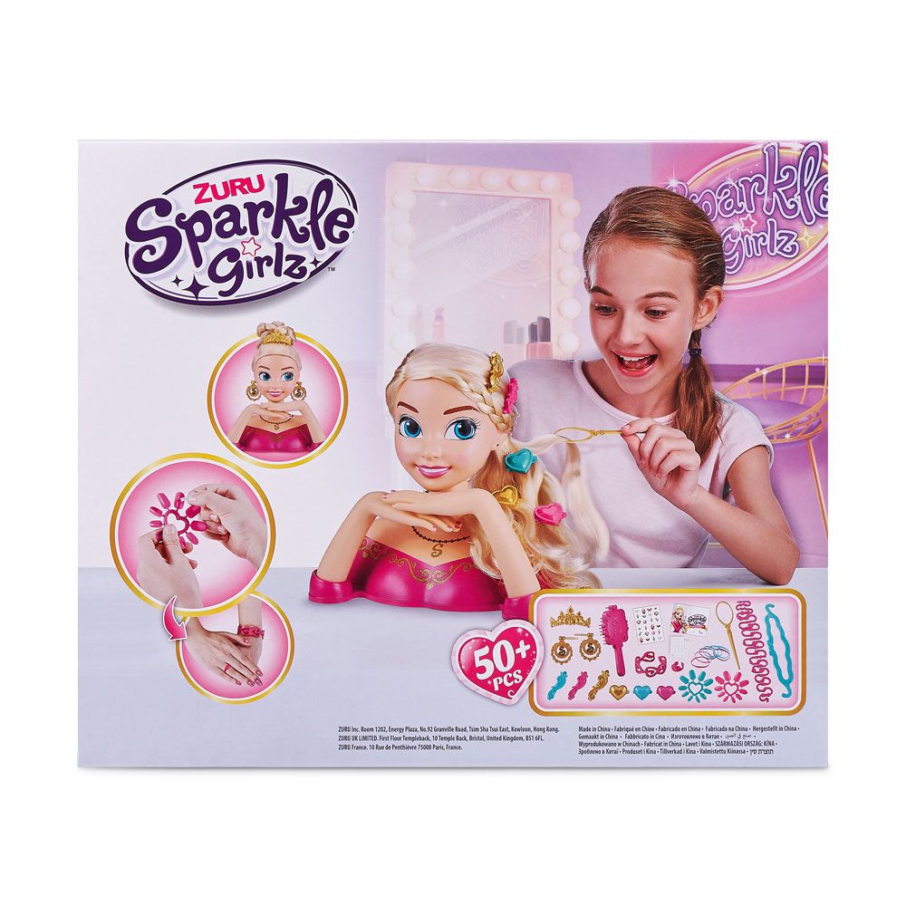 Cap de coafat Sparkle Girlz Styling Princess Deluxe - poza 4