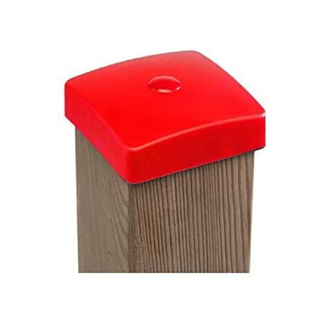 Capac de plastic pentru capete de grinzi 90x90 mm - rosu KBT - poza 2