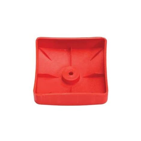 Capac de plastic pentru capete de grinzi 90x90 mm - rosu KBT - poza 3