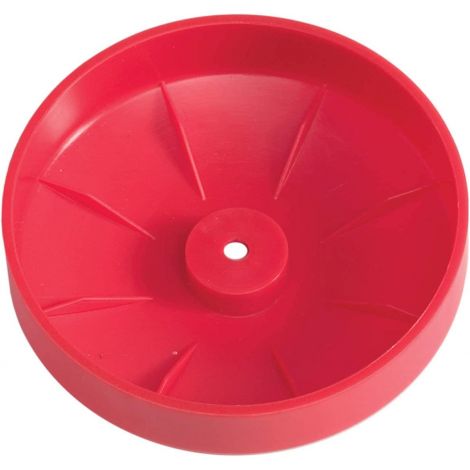 Capac de plastic pentru capete de grinzi rotunde 100 mm - rosu KBT - poza 3