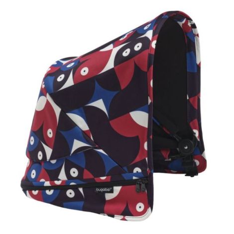 Capotina carucior Bugaboo Donkey 5 Animal Explorer Red Blue - poza 1