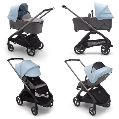 Capotina carucior Bugaboo Dragonfly Skyline Blue - poza 2