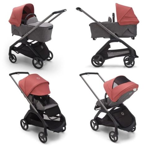 Capotina carucior Bugaboo Dragonfly Sunrise Red - poza 2