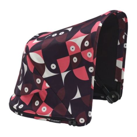 Capotina carucior Bugaboo Fox 3 Lynx Animal Explorer Pink Red - poza 1