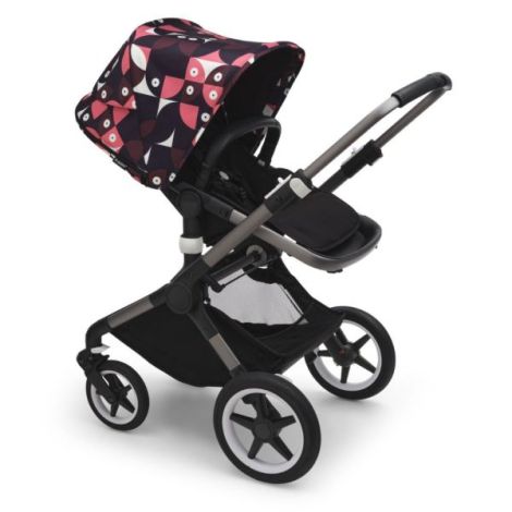 Capotina carucior Bugaboo Fox 3 Lynx Animal Explorer Pink Red - poza 2