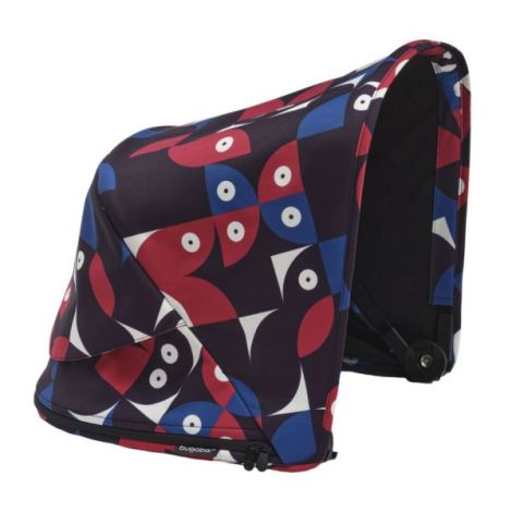 Capotina carucior Bugaboo Fox 3 Lynx Animal Explorer Red Blue - poza 1
