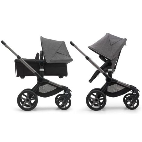 Capotina carucior Bugaboo Fox 5 Lynx Grey Melange - poza 3