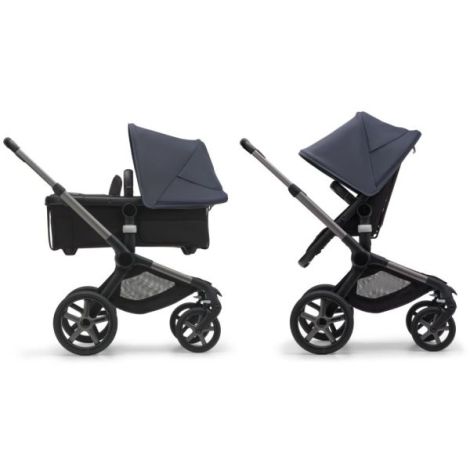 Capotina carucior Bugaboo Fox 5 Lynx Stormy Blue - poza 2