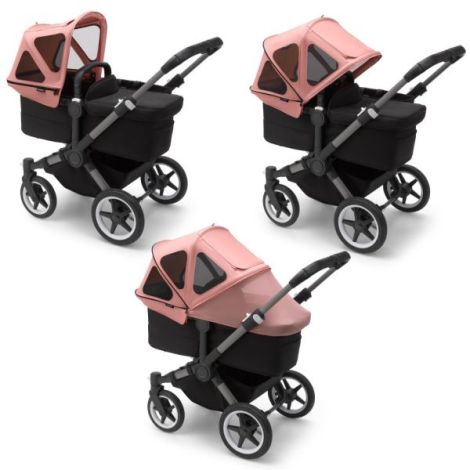 Capotina cu extensie plasa insecte Bugaboo Donkey Morning Pink - poza 2