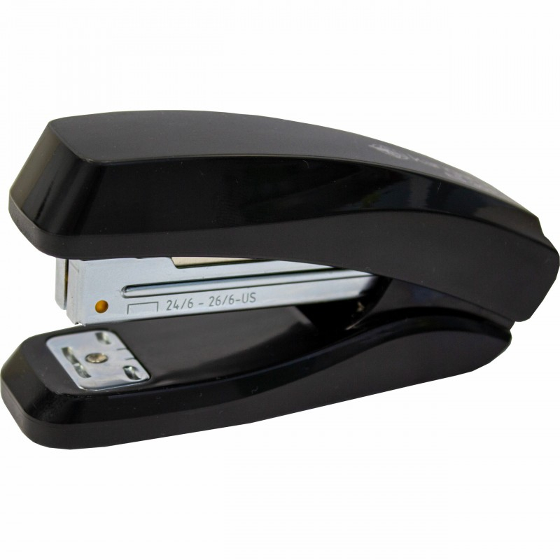 Capsator capse 24 6 - 26 6, 15 coli, 48mm, plastic, negru, model Kangaro Executive ES-35P