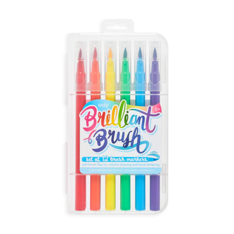 Carioci cu pensula Brilliant Brush, set de 12 - poza 1