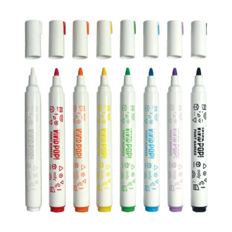 Carioci cu vopsea Vivid Pop! - set de 8, clasic - poza 2
