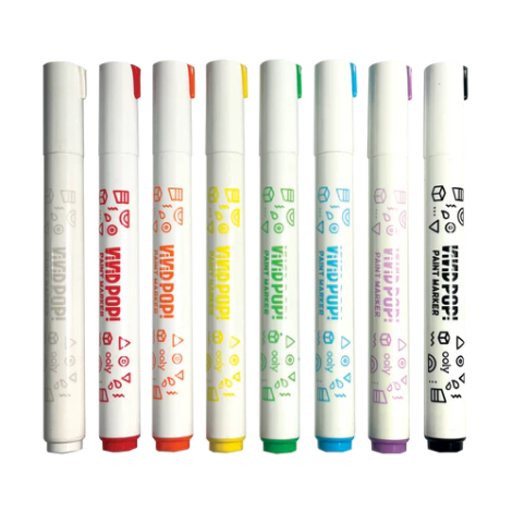 Carioci cu vopsea Vivid Pop! - set de 8, clasic - poza 5