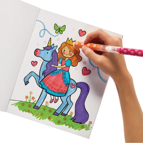 Carioci lavabile duble cu stampile Stampables- Set de 18 - poza 2
