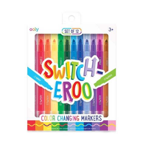 Carioci magice care schimba culorile - Switch-eroo! - set de 12 - poza 1