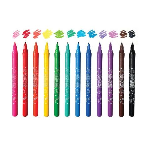 Carioci parfumate lavabile Yummy Yummy - Set de 12 - poza 2