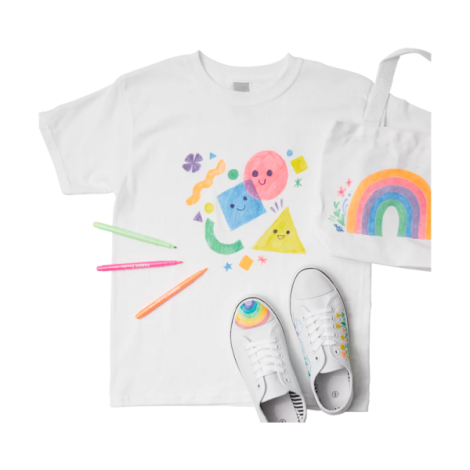 Carioci permanente pentru textile Fabric Doodlers - Set de 12 - poza 3