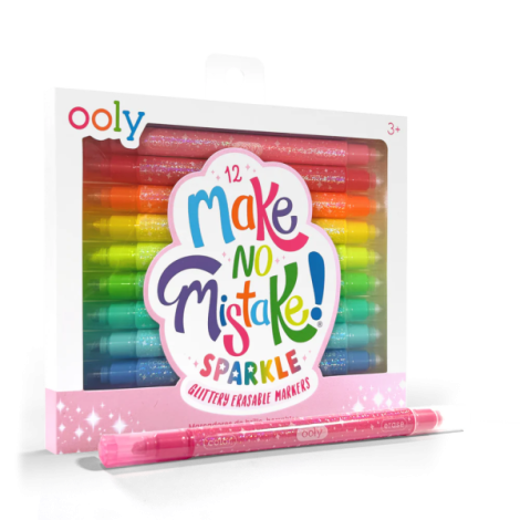 Carioci stralucitoare care se sterg - Make no mistake! - Set de 12 - poza 2