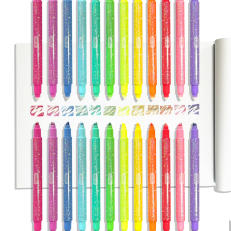 Carioci stralucitoare care se sterg - Make no mistake! - Set de 12 - poza 3