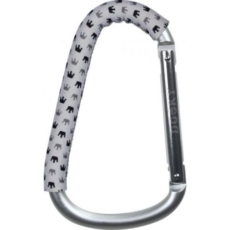 Carlig universal pentru carucior Dooky Light Grey Crown - poza 2
