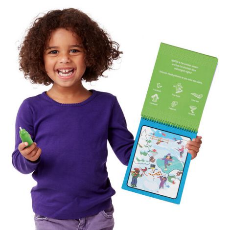 Carnet de colorat Apa magica colectia Sa Exploram Natura, Anotimpurile - poza 4