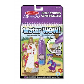 Carnet de colorat Apa Magica cu Povesti din Biblie - Melissa and Doug - poza 1