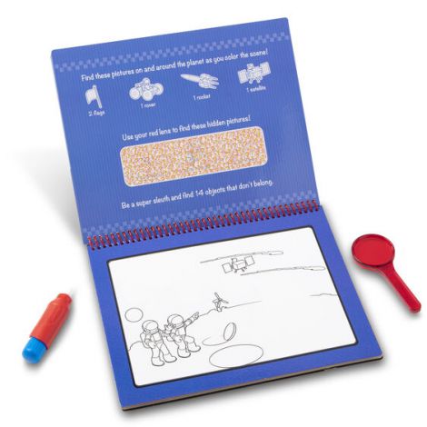 Carnet de colorat Apa magica Deluxe Aventuri - poza 2