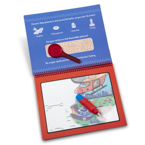Carnet de colorat Apa magica Deluxe Aventuri - poza 3