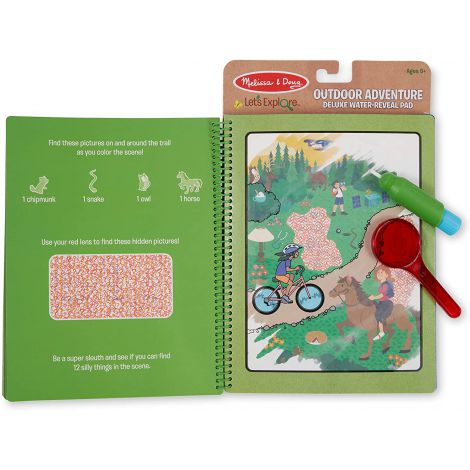 Carnet de colorat Apa magica Deluxe colectia Sa Exploram Natura, Aventuri in Natura - poza 2