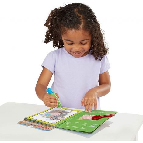Carnet de colorat Apa magica Deluxe colectia Sa Exploram Natura, Aventuri in Natura - poza 5